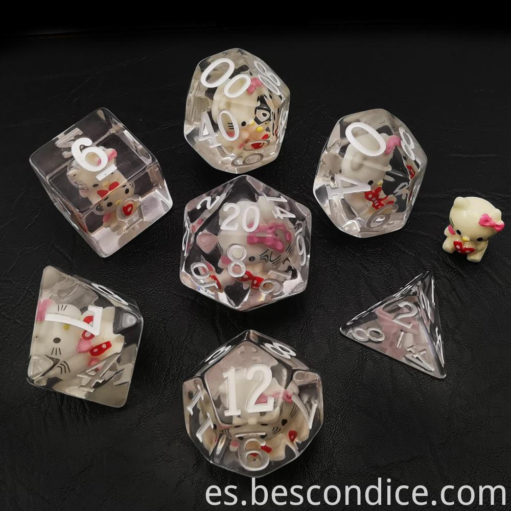 Hellokitty Animal Games Rpg Dice Set 1